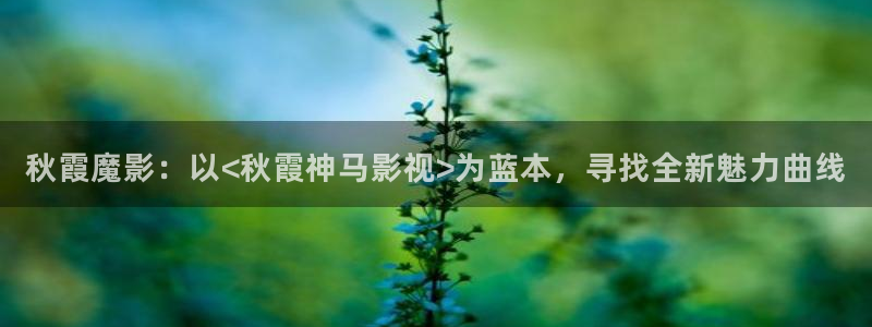 神马电影第九九影院：秋霞魔影：以<秋霞神马影视>为蓝本，寻找全新魅力曲线